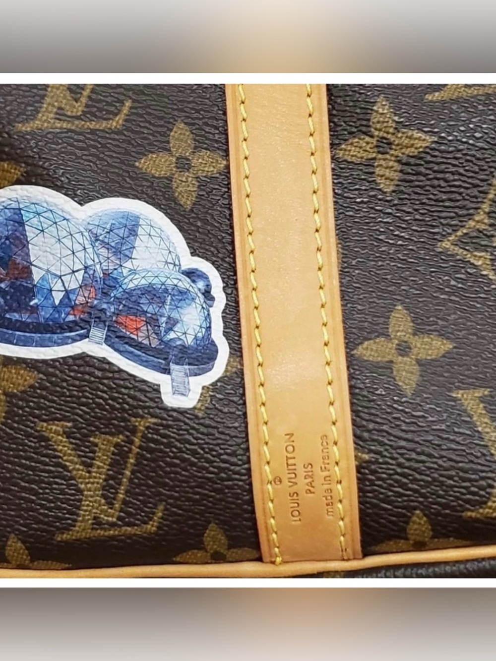 Louis Vuitton Brown Monogram Bag with Tan Accents - Picture 12 of 14